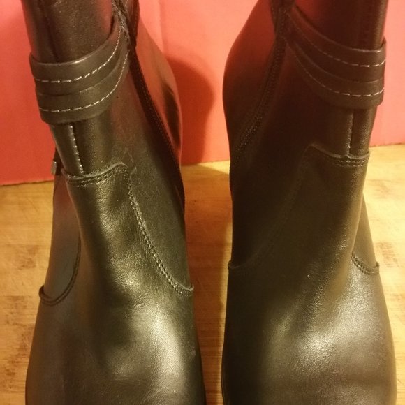 Flexis All Leather BOOTIES WITH NEW  WITHOUT BOX.....  ***   SHOES STILL MINT ! - Picture 3 of 7